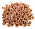 Group of conchiglie italian pasta Royalty Free Stock Photo