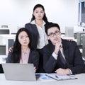 Group of confident multicultural business team Royalty Free Stock Photo