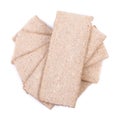 Group of crispbreads isolated Royalty Free Stock Photo