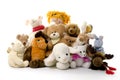 Group of cuddly toys