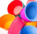 A Group Of Cupcake Silicone Baking Cups II Royalty Free Stock Photo
