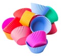 A Group Of Cupcake Silicone Baking Cups III Royalty Free Stock Photo
