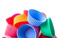 A Group Of Cupcake Silicone Baking Cups V Royalty Free Stock Photo