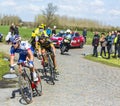 Group of Cyclists - Paris Roubaix 2016