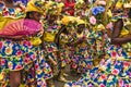 A group of dancers dressed in Spanish style represent Trinidad and Tobago's Spanish cultural heritage