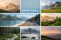 Group of design backgrounds for graphic programs Royalty Free Stock Photo