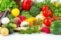 Group of different vegetables Royalty Free Stock Photo