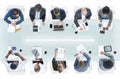 Group of Diverse Business People in a Meeting Royalty Free Stock Photo