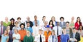 Group of Diverse Multiethnic People with Different Jobs