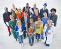 Group of Diverse Multiethnic People with Various Jobs Royalty Free Stock Photo