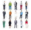 Group of Diverse Multiethnic People with Various Jobs Royalty Free Stock Photo