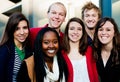 Group of Diverse Students Outside Royalty Free Stock Photo