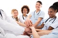 Group Of Doctors Stacking Their Hands Royalty Free Stock Photo