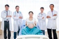 A group of doctors who take care of pregnant women closely to give birth to children safely.