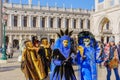 Group dressed in traditional costumes, Venice Mask Carnival