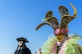 Group dressed in traditional costumes, Venice Mask Carnival