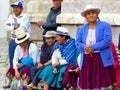 Group of ecuadorian women and men of Azuay province Royalty Free Stock Photo