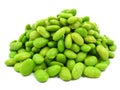 Group of Edamame soy beans shelled Royalty Free Stock Photo