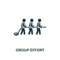 Group Effort icon. Premium style design from teamwork icon collection. UI and UX. Pixel perfect Group Effort icon for web design,