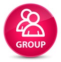 Group elegant pink round button