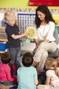 Group Of Elementary Age Schoolchildren In Class With Teacher Royalty Free Stock Photo