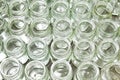 Group of empty glass jar Royalty Free Stock Photo