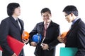 Group of Engineer man prepared meeting Royalty Free Stock Photo