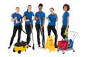 Group Of Female Janitors Royalty Free Stock Photo