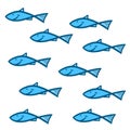 Group fish Royalty Free Stock Photo