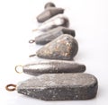 Group Of Fishing Sinker Or Knoch III Royalty Free Stock Photo