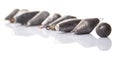 Group Of Fishing Sinker Or Knoch V Royalty Free Stock Photo