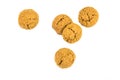 Group of five pepernoten cookies