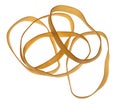 Isolated Rubber Bands Royalty Free Stock Photo