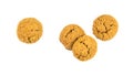 Group of four pepernoten cookies