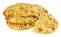 Group Of Fresh Naan Bread