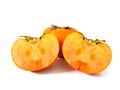 Group of fresh ripe persimmons Royalty Free Stock Photo