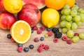 Group Of Fresh Summer Fruits Royalty Free Stock Photo