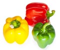 Group fresh sweet pepper