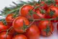 Group of fresh tomatoes. red cherry tomatoes Royalty Free Stock Photo