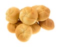 Group of freshly baked bulkie rolls Royalty Free Stock Photo