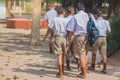 Group of Friends Having Fun on street