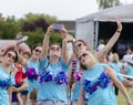 A group of friends taking a selfie.