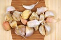 Group garlic cloves