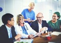 Group Of General Practitioners Having A Meeting Concept Royalty Free Stock Photo