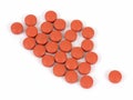 Group of generic ibuprofen pain reliever tablets