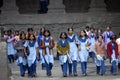 Group of girls at Ellora, India