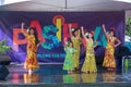 Pasifika Festival, Auckland, New Zealand. Girls from the island of Niue Royalty Free Stock Photo