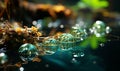 Group of Glass Balls on Table Royalty Free Stock Photo