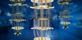 Group of golden quantum computer machines