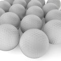 Group of golf balls